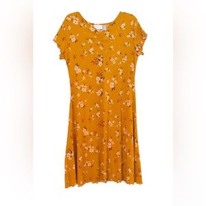 • ORANGE SUMMER MINI DRESS